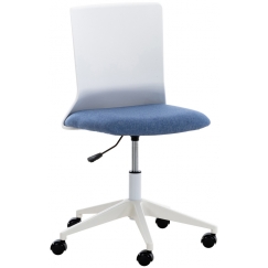 Kancelárska stolička Apolda, textil, modrá