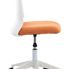 Kancelárska stolička Apolda, textil, oranžová - 3