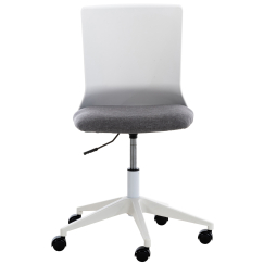 Kancelárska stolička Apolda, textil, šedá
