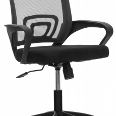 Kancelárska stolička Auburn, čierna - 1