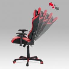 Kancelárska stolička Azumi, červená - 13