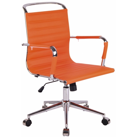 Kancelárska stolička Barsie, oranžová - 1