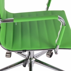 Kancelárska stolička Barton, zelená - 7