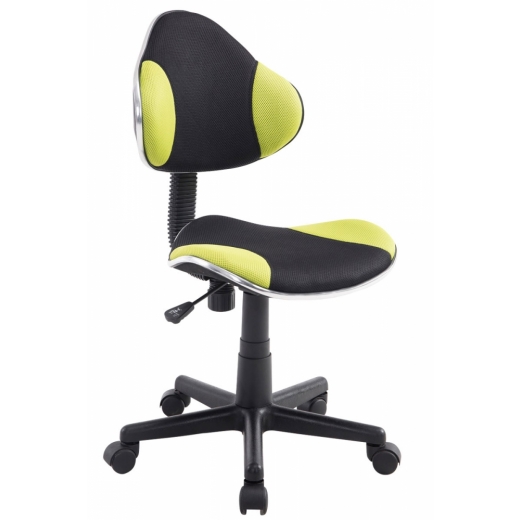 Kancelárska stolička Basty, čierna / zelená - 1