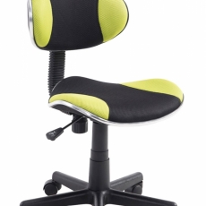 Kancelárska stolička Basty, čierna / zelená - 1