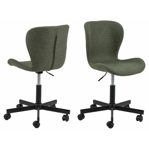 Kancelárska stolička Batilda, zelená - 1
