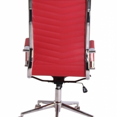 Kancelárska stolička Batley, červená - 4