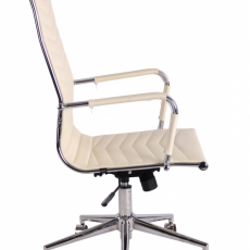 Kancelárska stolička Batley, krémová - 3