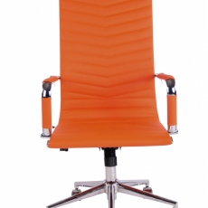 Kancelárska stolička Batley, oranžová - 2