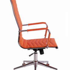 Kancelárska stolička Batley, oranžová - 3