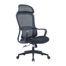 Kancelárska stolička Best HB, textil, čierna / čierna - 1