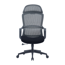 Kancelárska stolička Best HB, textil, čierna / šedá - 2
