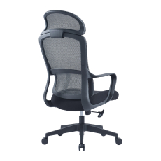 Kancelárska stolička Best HB, textil, čierna / šedá - 4