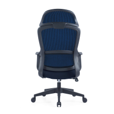 Kancelárska stolička Best HB, textil, modrá/modrá - 4