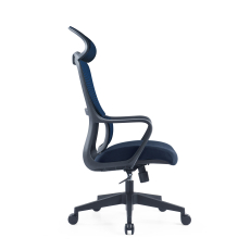 Kancelárska stolička Best HB, textil, modrá/modrá - 5