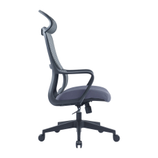Kancelárska stolička Best HB, textil, šedá / šedá - 3