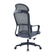 Kancelárska stolička Best HB, textil, šedá / šedá - 4