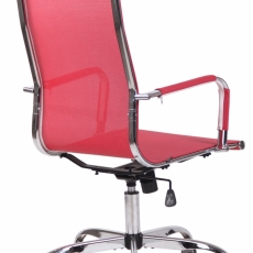 Kancelárska stolička Branson, červená - 4