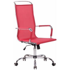 Kancelárska stolička Branson, červená
