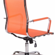 Kancelárska stolička Branson, oranžová - 4