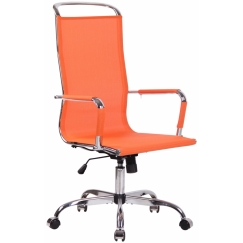 Kancelárska stolička Branson, oranžová