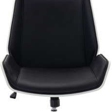 Kancelárska stolička Breda, biela / čierna - 2