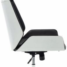 Kancelárska stolička Breda, biela / čierna - 3