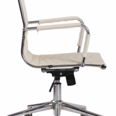 Kancelárska stolička Burnie, krémová - 3