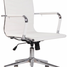 Kancelárska stolička Burnle, biela - 1