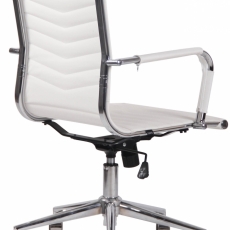 Kancelárska stolička Burnle, biela - 4