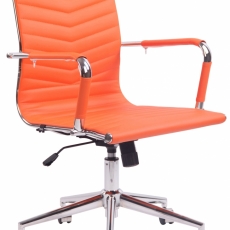Kancelárska stolička Burnley, oranžová - 1