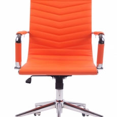 Kancelárska stolička Burnley, oranžová - 2