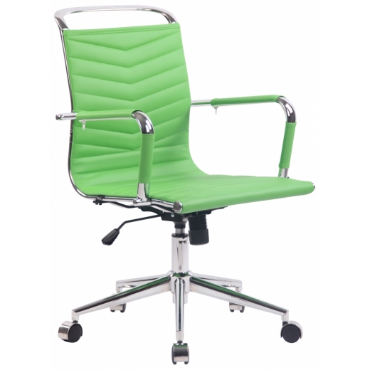 Kancelárska stolička Burnley, zelená - 1