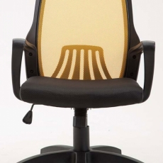 Kancelárska stolička Clever, čierna / žltá - 2