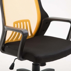 Kancelárska stolička Clever, čierna / žltá - 5