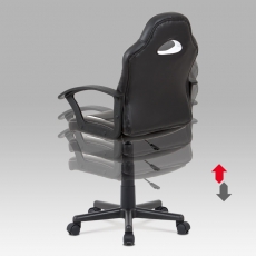 Kancelárska stolička Dave, čierna/biela - 6