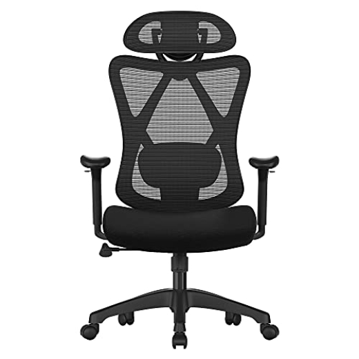 Kancelárska stolička Dazzler, textil, čierna - 1