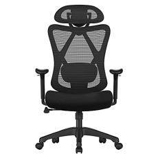 Kancelárska stolička Dazzler, textil, čierna - 1