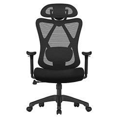 Kancelárska stolička Dazzler, textil, čierna
