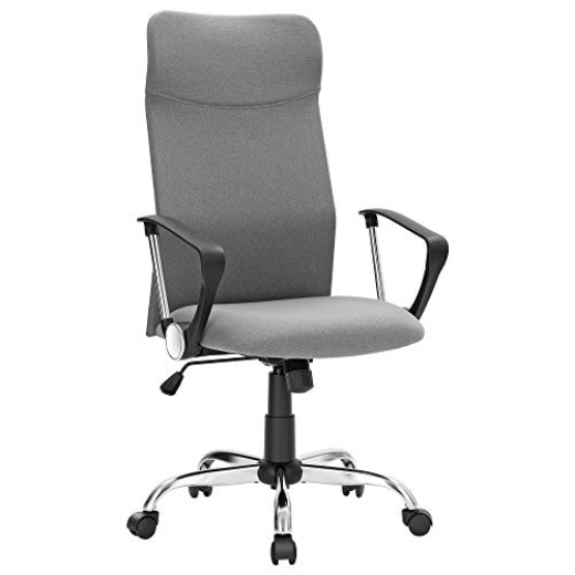 Kancelárska stolička Decay, textil, sivá - 1