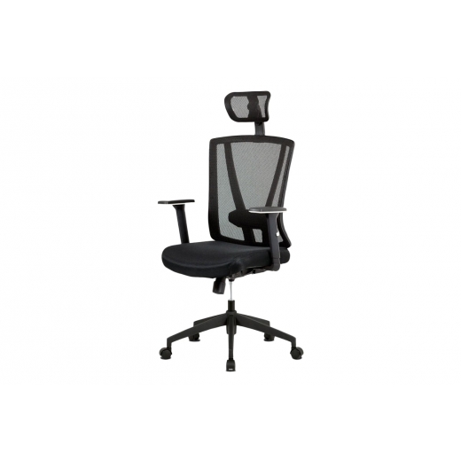 Kancelárska stolička Demian, čierna - 1