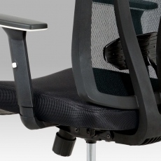 Kancelárska stolička Demian, čierna - 11