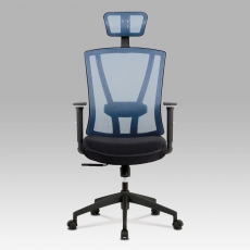 Kancelárska stolička Demian, modrá - 6