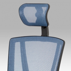 Kancelárska stolička Demian, modrá - 8