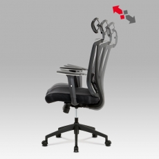 Kancelárska stolička Demian, sivá - 5