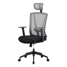 Kancelárska stolička Demian, sivá - 1
