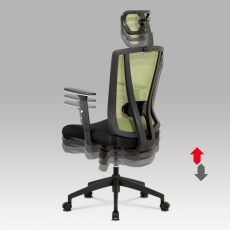 Kancelárska stolička Demian, zelená - 3