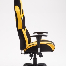 Kancelárska stolička Derek, čierna / žltá - 3