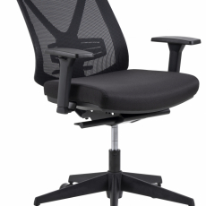 Kancelárska stolička Ebbe, čierna - 1
