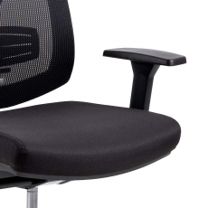 Kancelárska stolička Ebbe, čierna - 10
